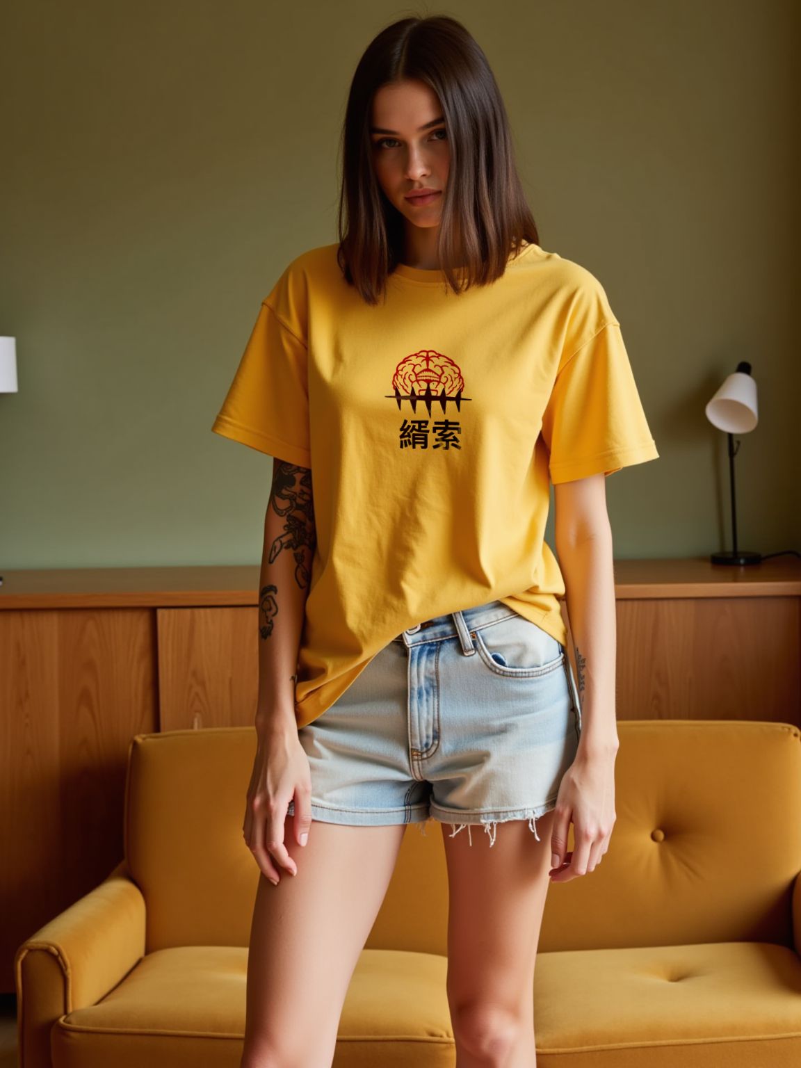 Cursed Spirit Kenjaku Oversized T-shirt - for Women- SleekandPeek