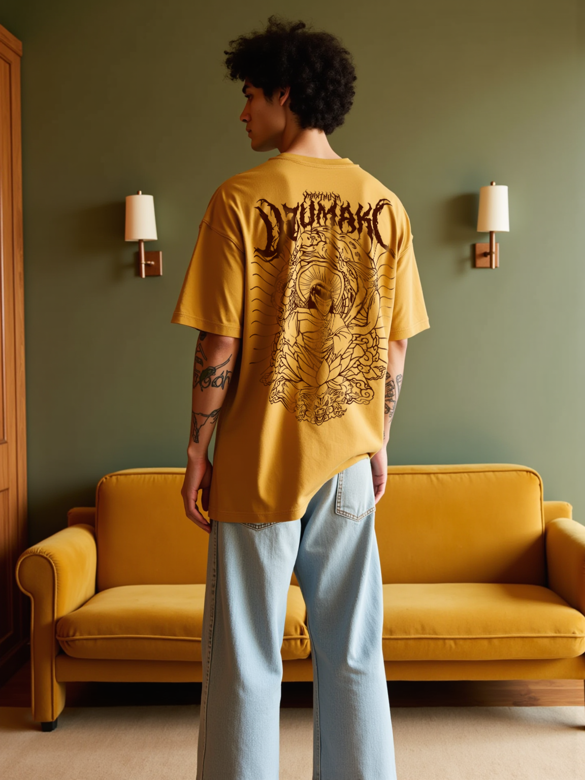 Cursed Spirit Kenjaku Oversized T-shirt