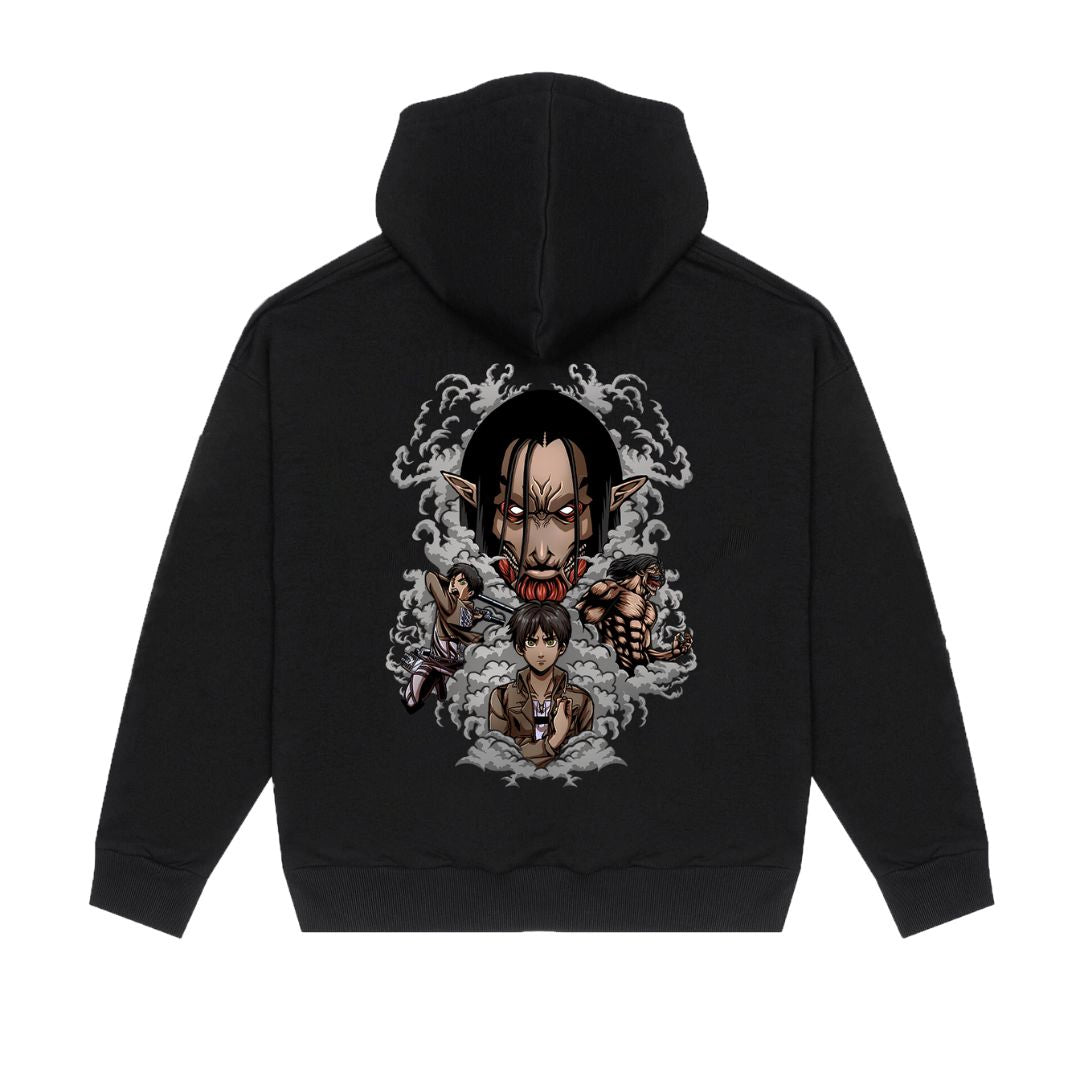 Eren's Titanic Rampage - AOT Hoodie - SleekandPeek