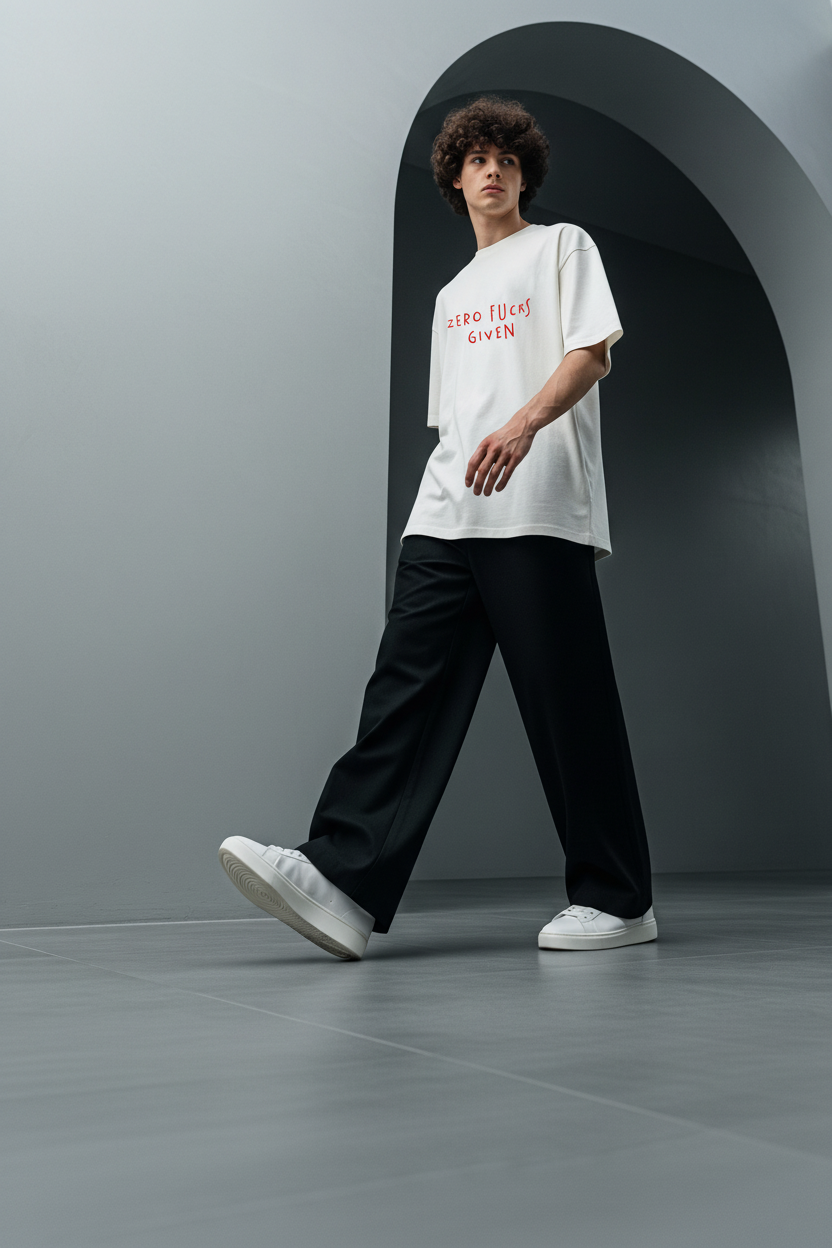 Zero Fucks Given \ Oversized T-shirt