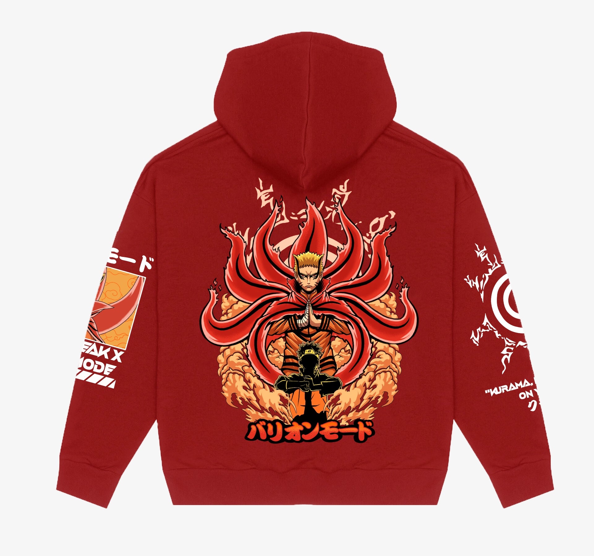 Baryon Mode / Naruto Hoodie - SleekandPeek