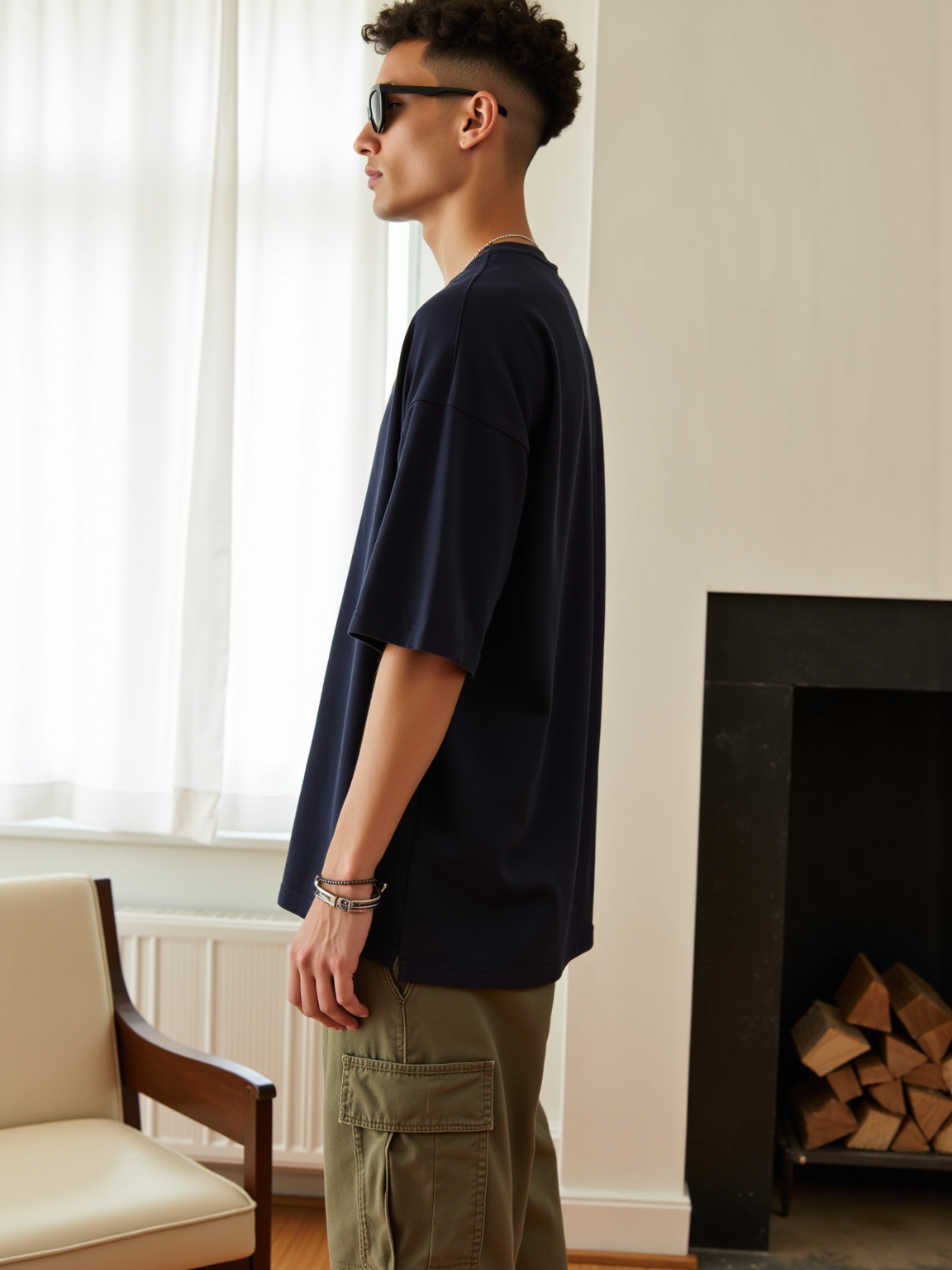 Premium Solid Oversized T-shirt