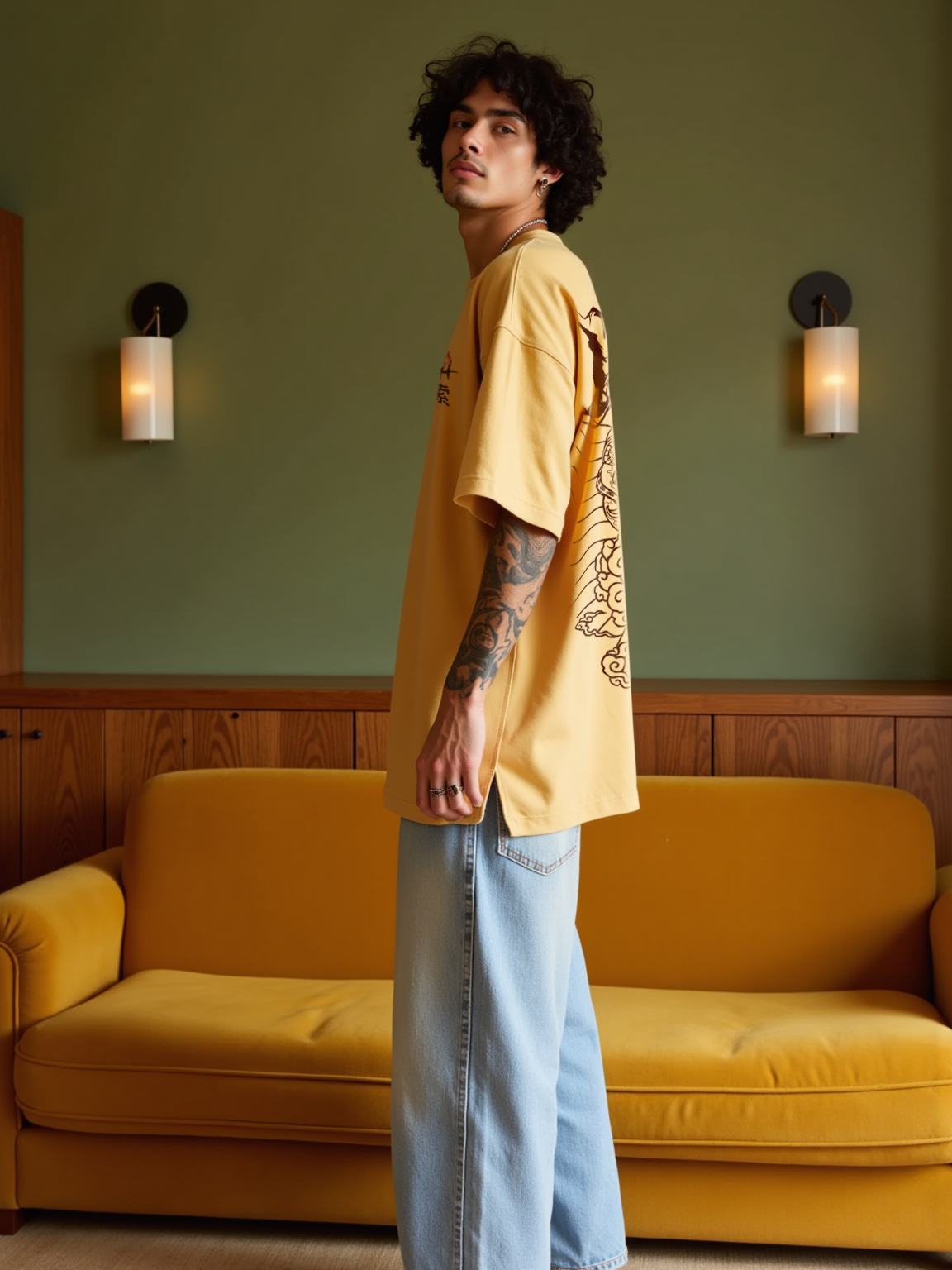 Cursed Spirit Kenjaku Oversized T-shirt