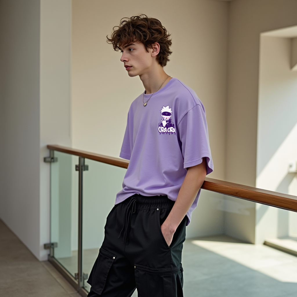 Ora Ora - Gojo Satoru Oversized T-shirt - SleekandPeek