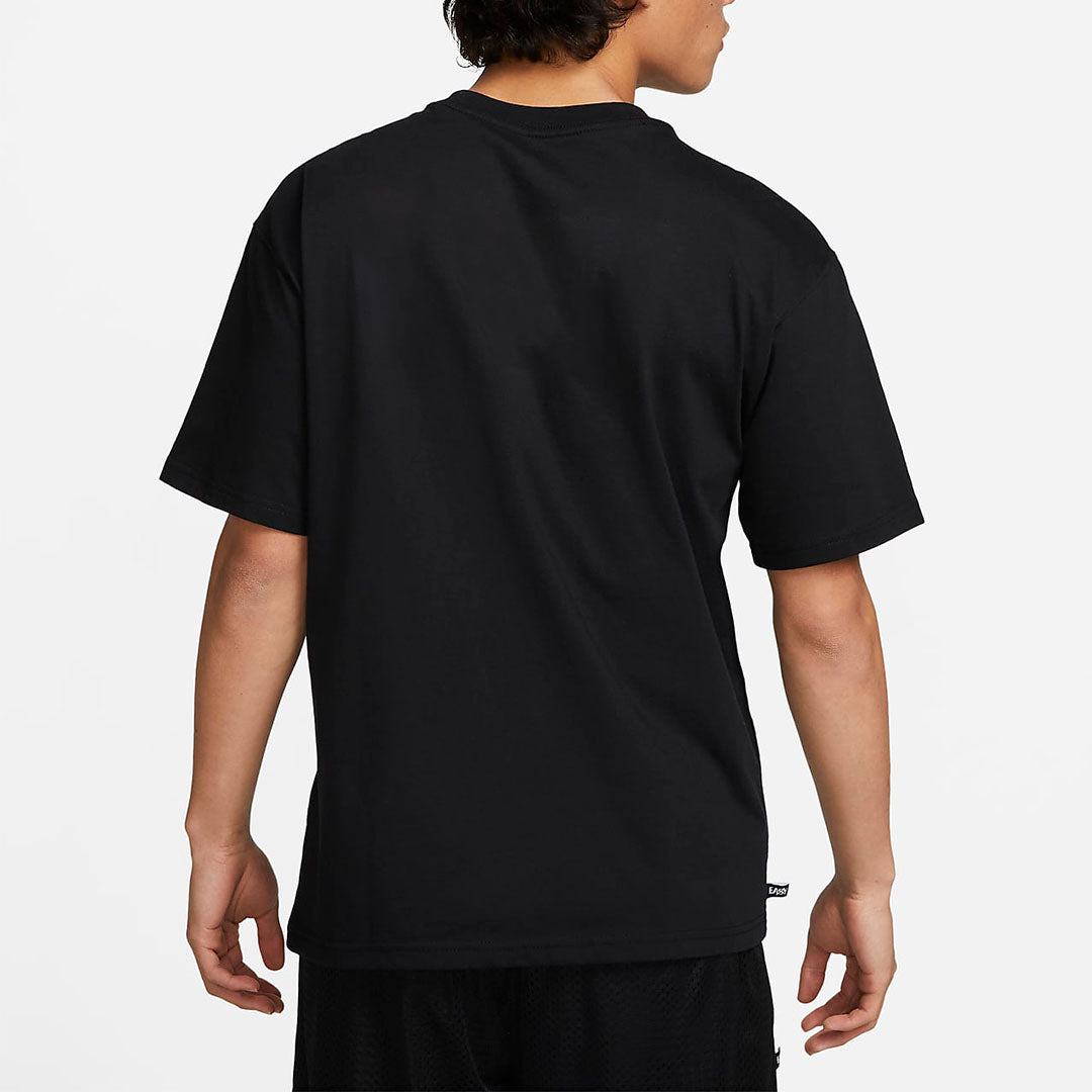 Solid: Black Oversized T-shirt - SleekandPeek