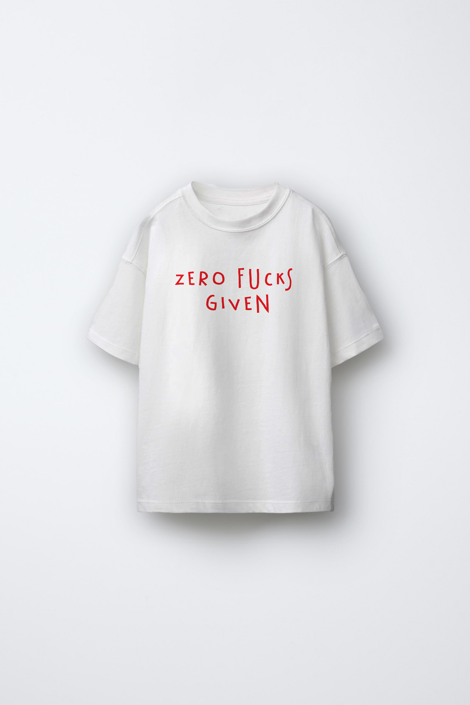 Zero Fucks Given \ Oversized T-shirt