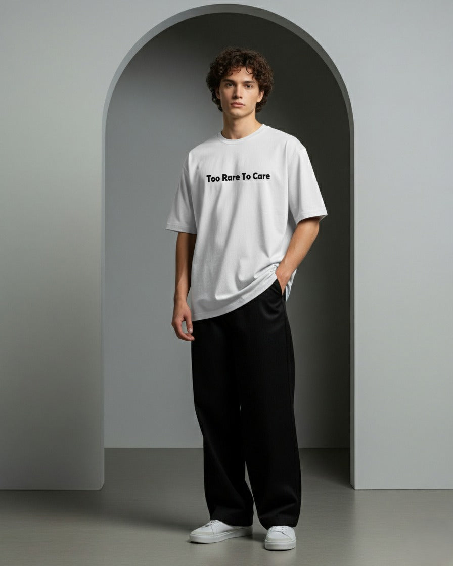 Too Rare To Care / Oversized T-shirt