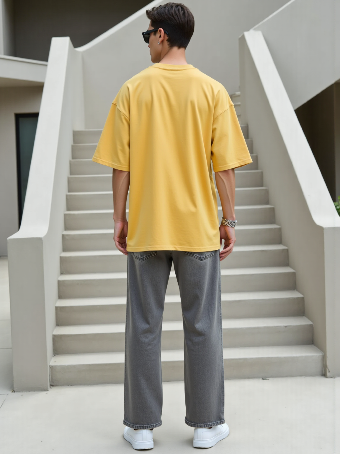 Beastly Blades / Inosuke's Oversized T-shirt -For Men- Sleekandpeek