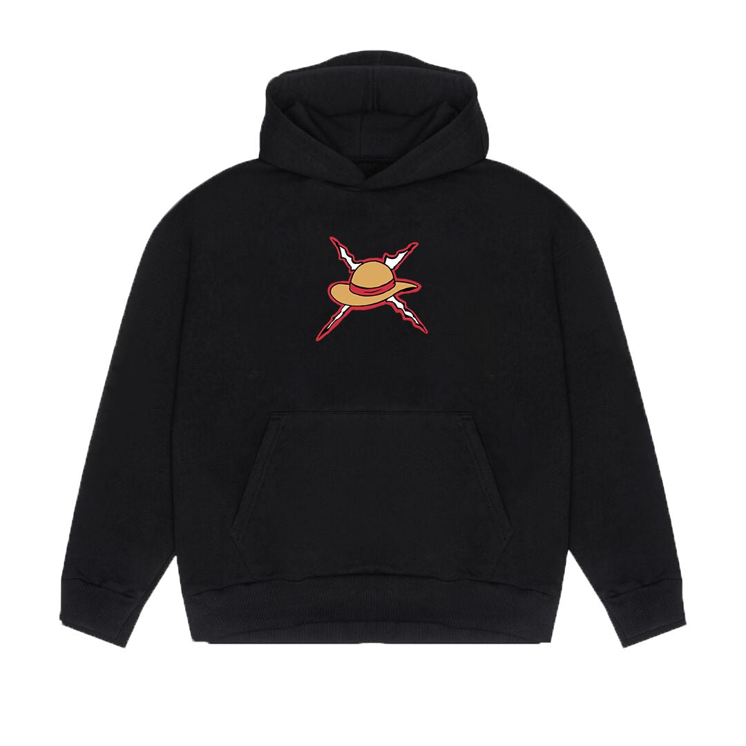 One Piece Luffy: Pirate King Hoodie - SleekandPeek