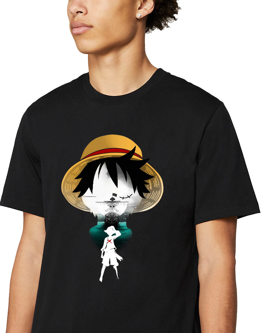 Luffy The Pirate - One Piece T-shirt - SleekandPeek