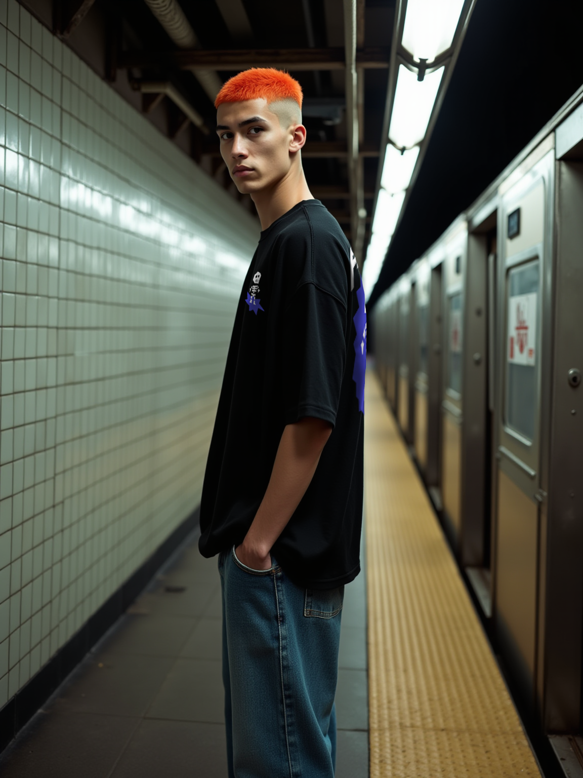 FEAR NOT DEATH / Oversized T-shirt