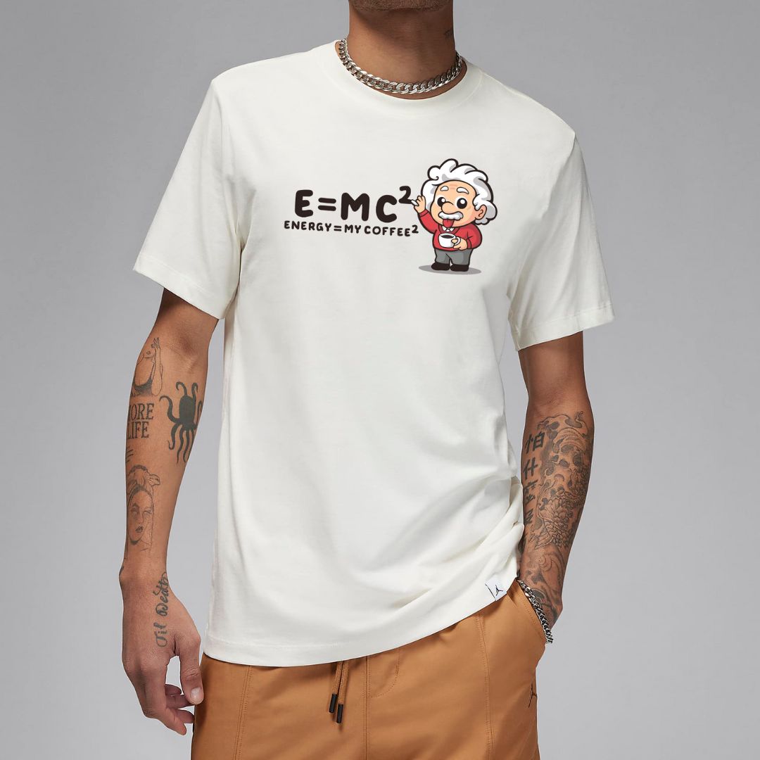 Energy=My Coffee (E = mc²) T-shirt - SleekandPeek