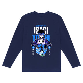 Yoichi Isagi Blue Lock Anime Full Sleeve T-shirt - SleekandPeek