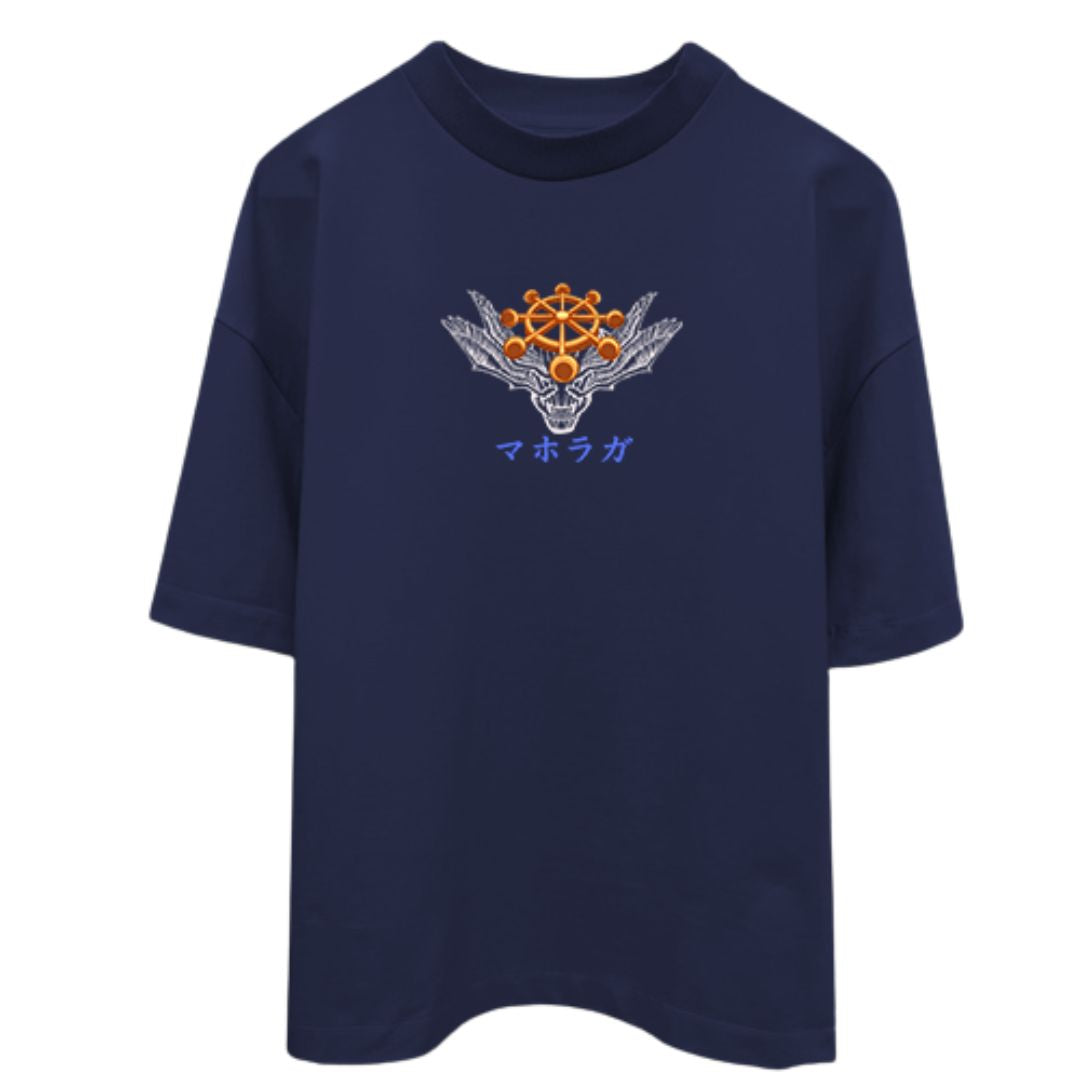 Mahoraga x Divine General - Jujutsu Kaisen Oversized T-shirt - SleekandPeek