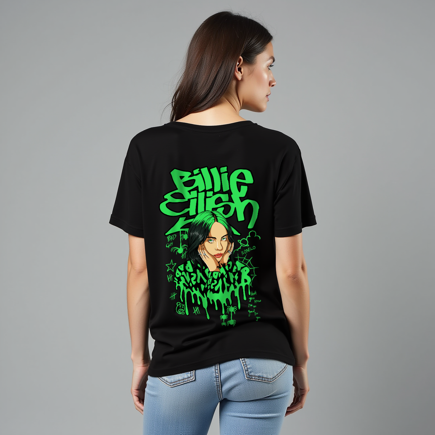 Billie Eilish Oversized T-shirt - SleekandPeek