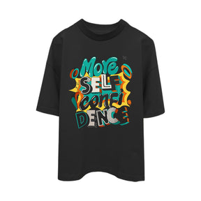 "SELF CONFIDENCE" Unisex Oversized T-shirt - SleekandPeek