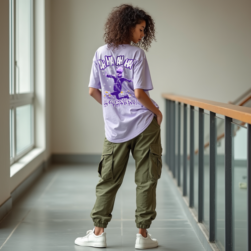 Ora Ora - Gojo Satoru Oversized T-shirt - SleekandPeek