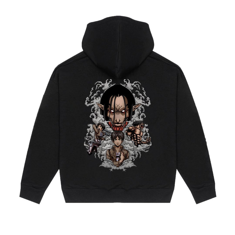 Eren's Titanic Rampage - AOT Hoodie - SleekandPeek