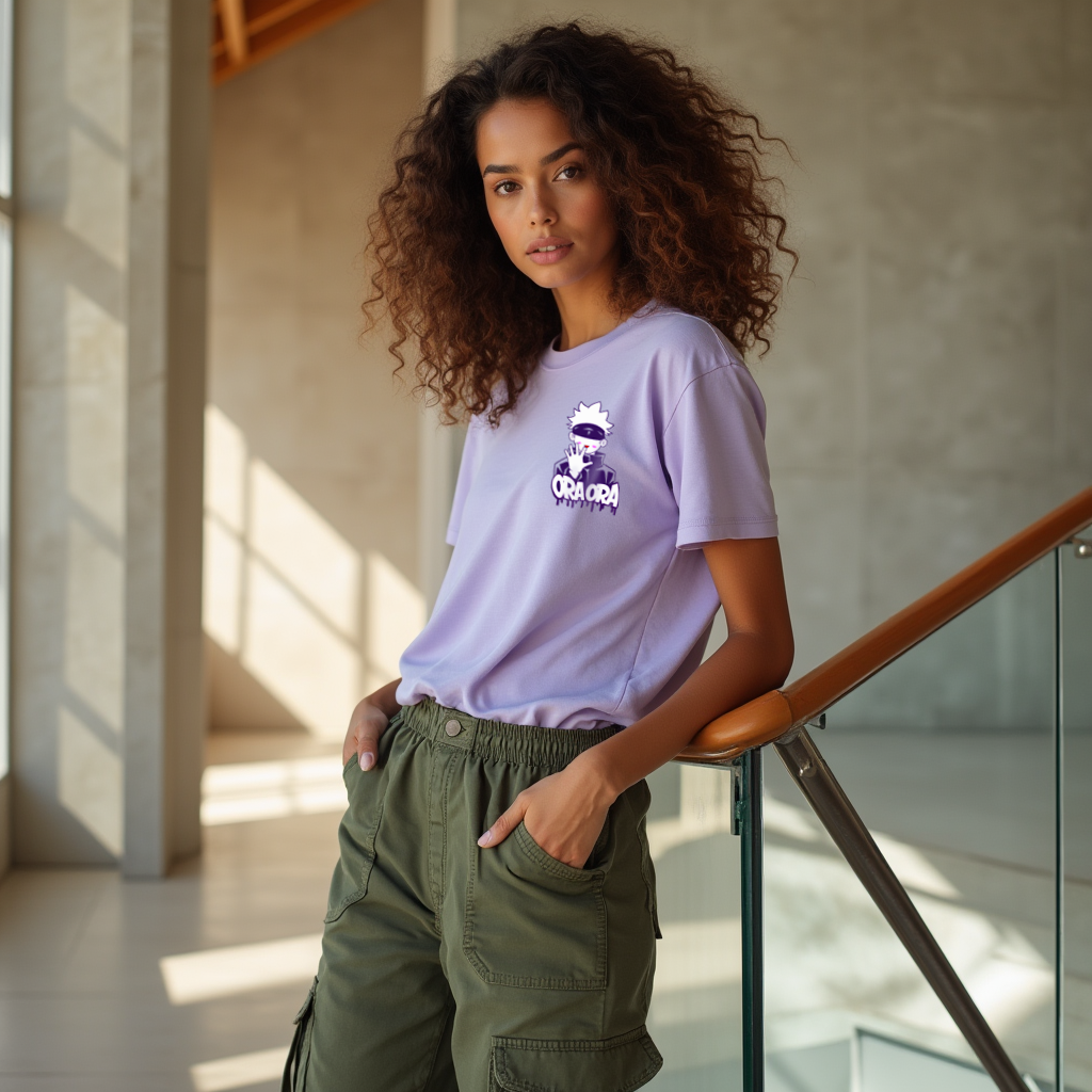 Ora Ora - Gojo Satoru Oversized T-shirt - SleekandPeek