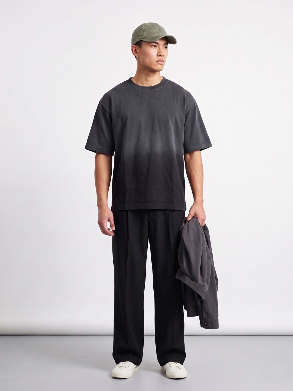 The Shadow Fade Oversized T-shirt - Sleekandpeek