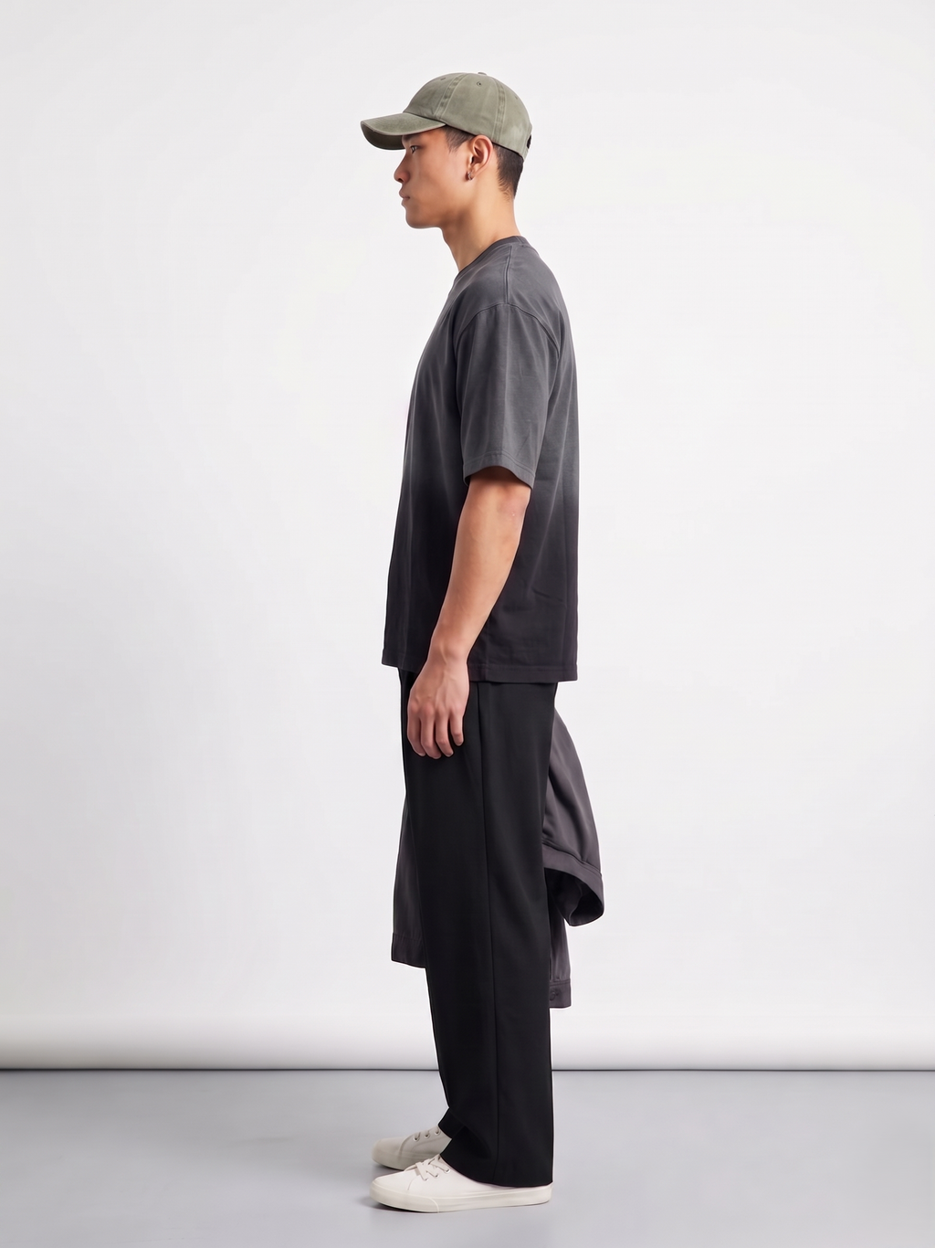 The Shadow Fade Oversized T-shirt - Sleekandpeek