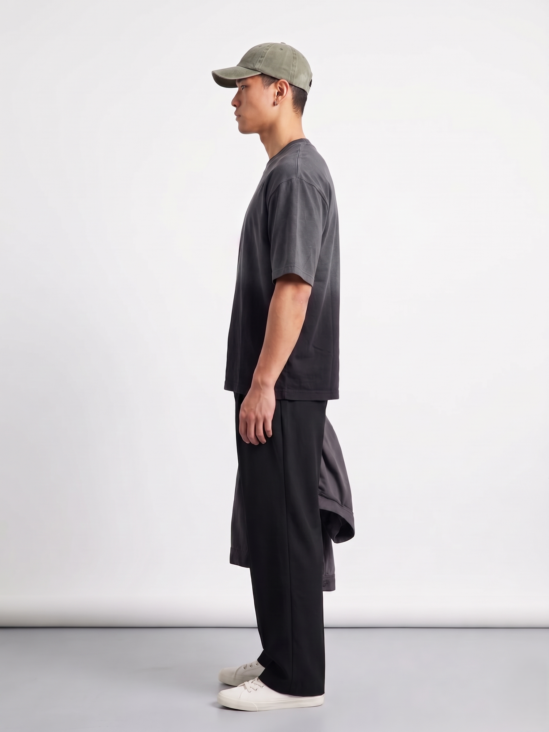 The Shadow Fade Oversized T-shirt - Sleekandpeek