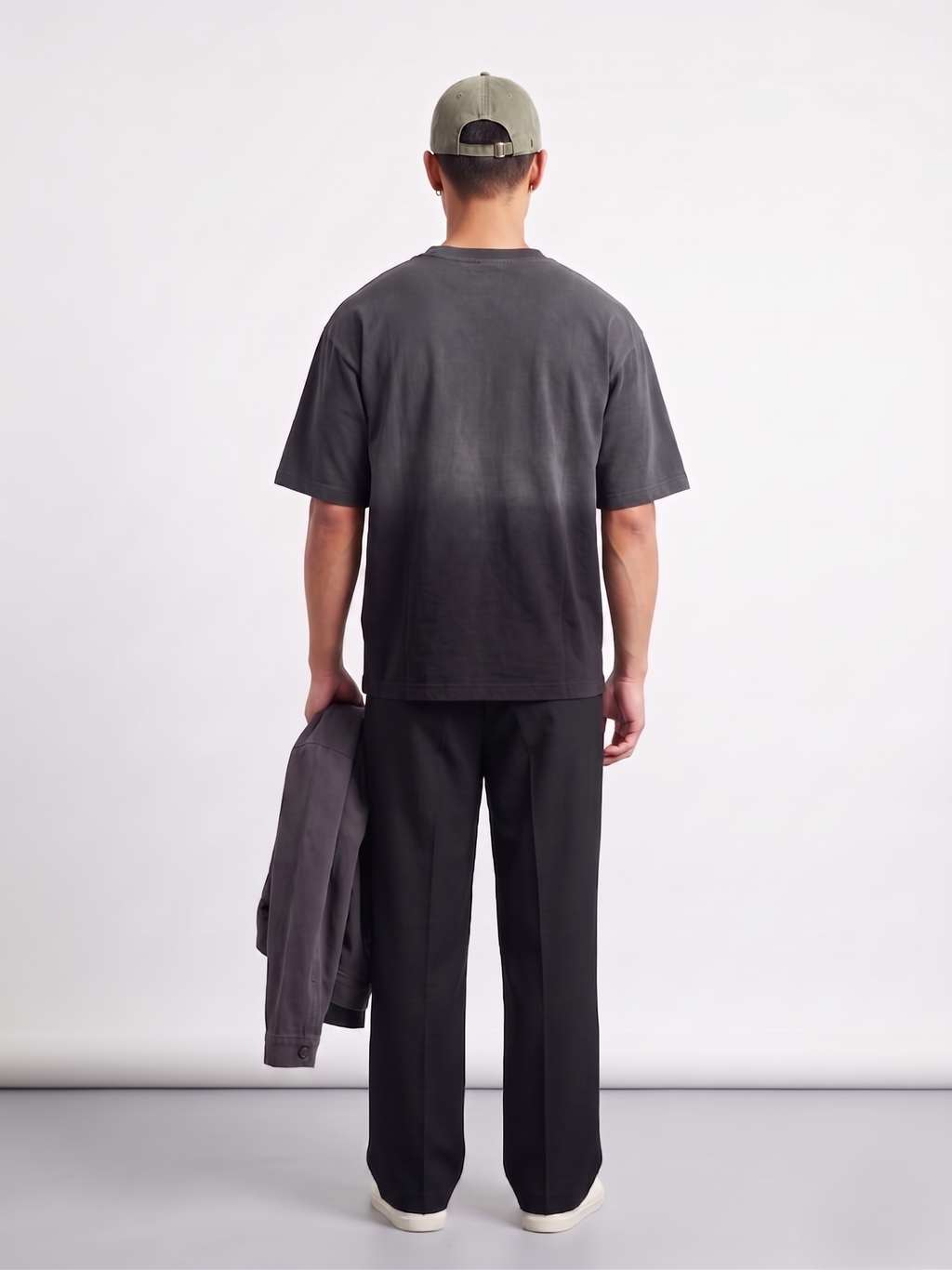 The Shadow Fade Oversized T-shirt - Sleekandpeek
