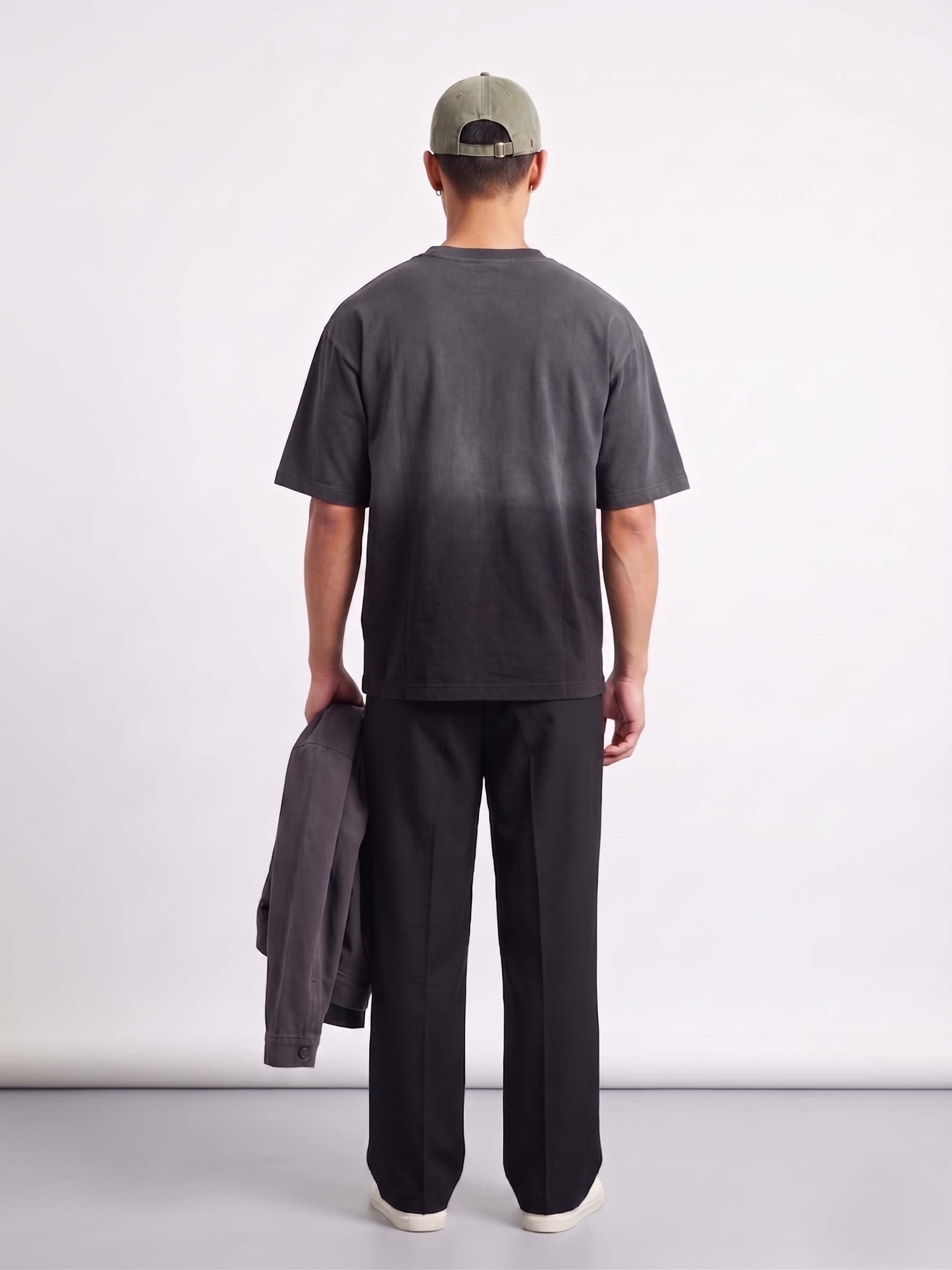 The Shadow Fade Oversized T-shirt - Sleekandpeek