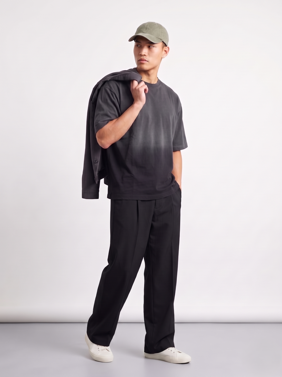 The Shadow Fade Oversized T-shirt - Sleekandpeek