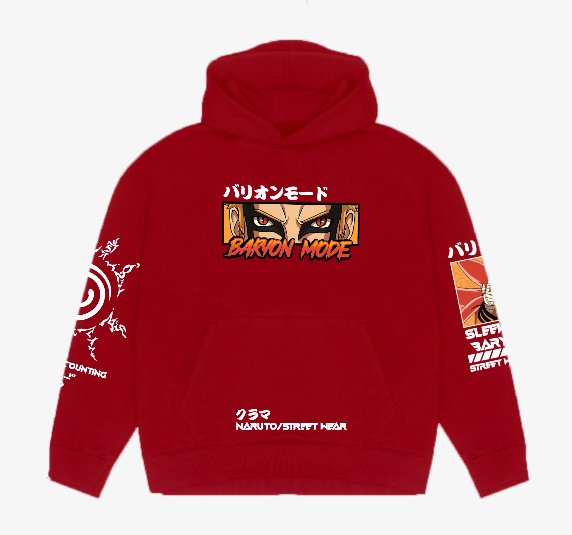 Baryon Mode / Naruto Hoodie - SleekandPeek