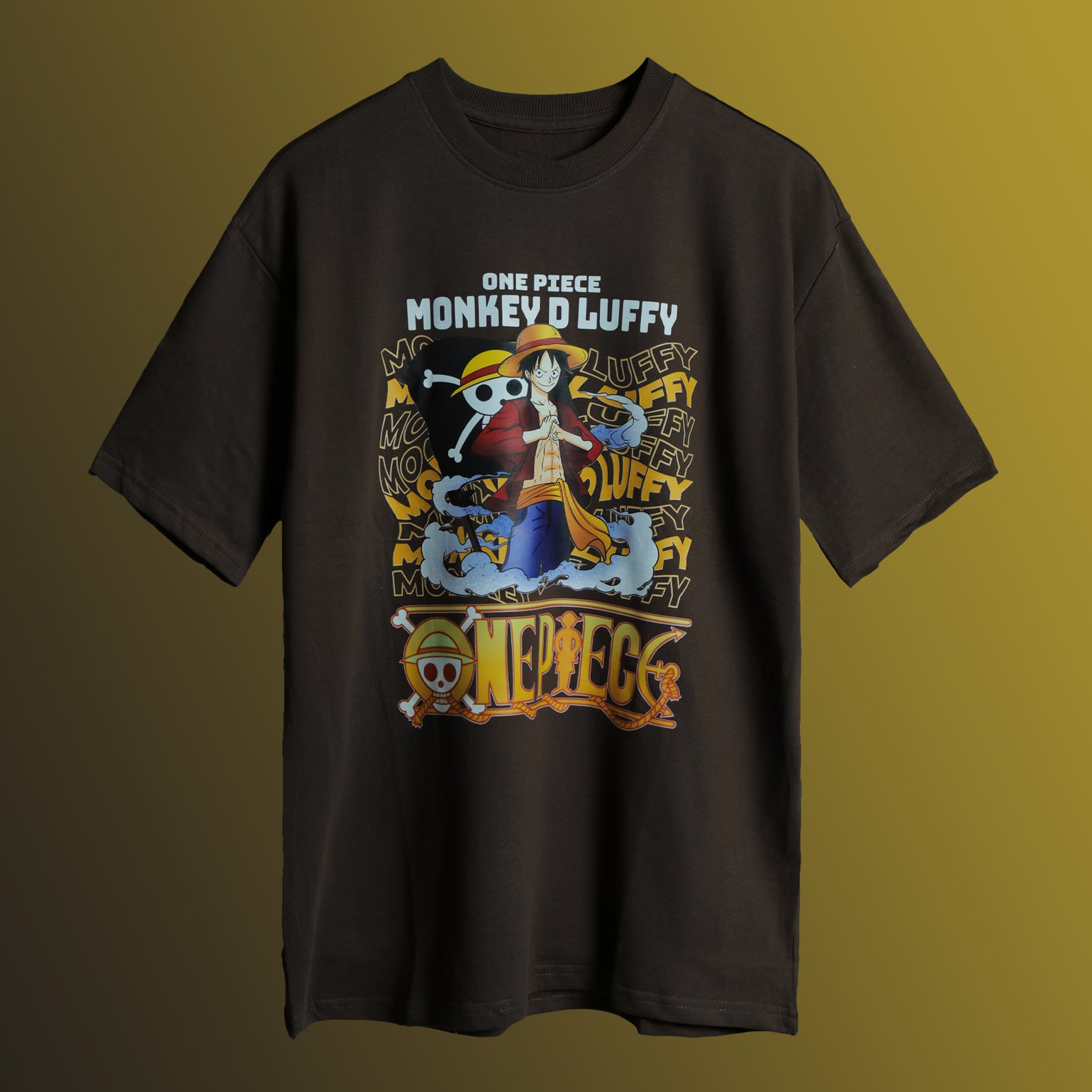 Monkey D. Luffy Signature Oversized T-shirt - SleekandPeek