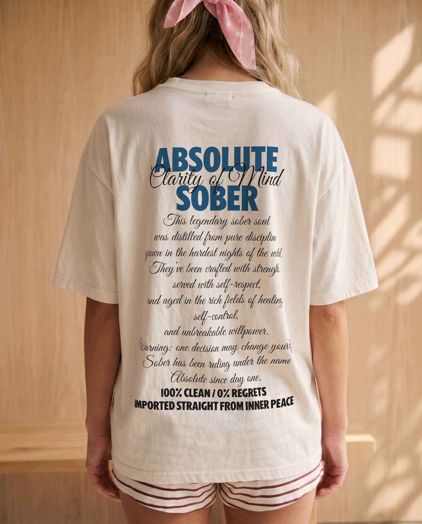 Absolut Sober Oversized T-shirt