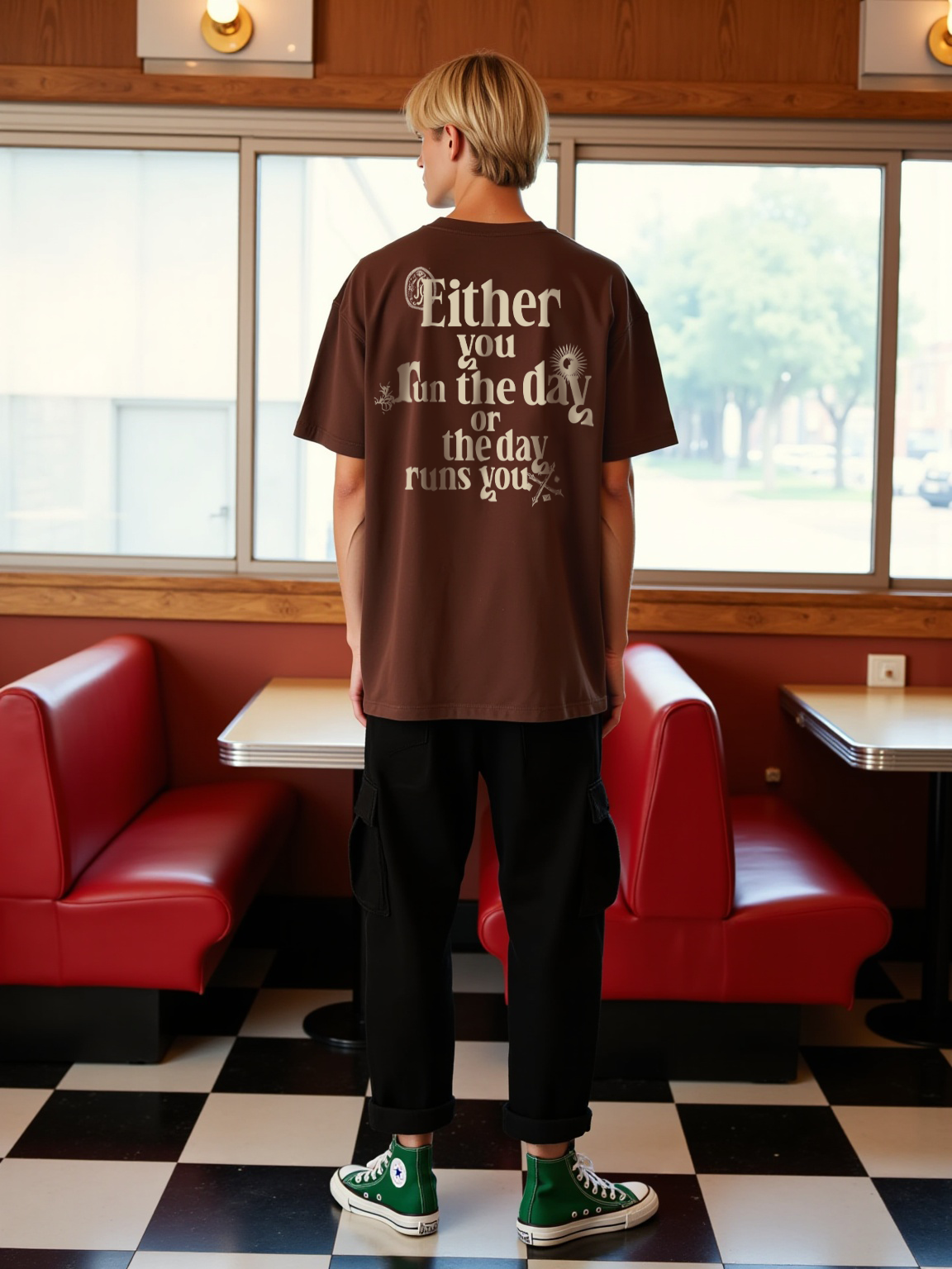 "INTENTIONAL" Unisex Oversized T-shirt -For Men- sleekandpeek