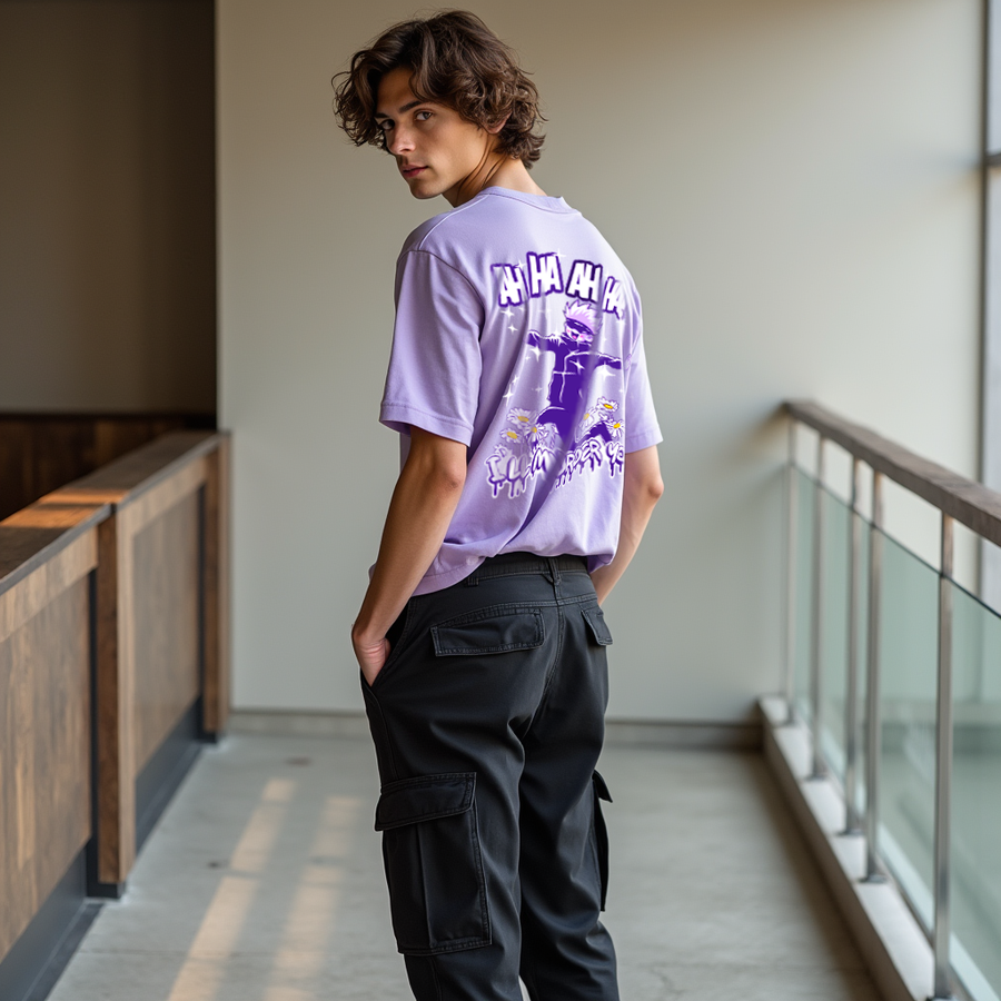 Ora Ora - Gojo Satoru Oversized T-shirt - SleekandPeek