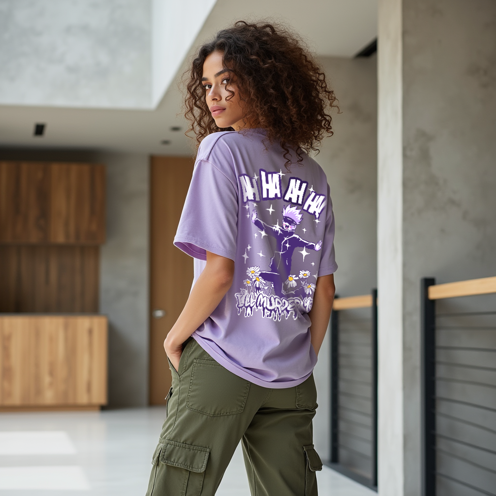 Ora Ora - Gojo Satoru Oversized T-shirt - SleekandPeek