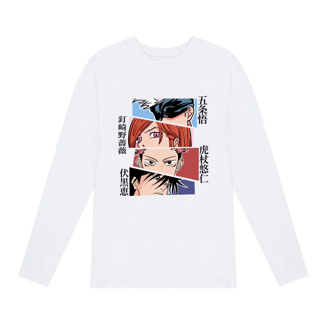 Squad Gojo - Jujutsu Kaisen Full Sleeve T-shirt - SleekandPeek