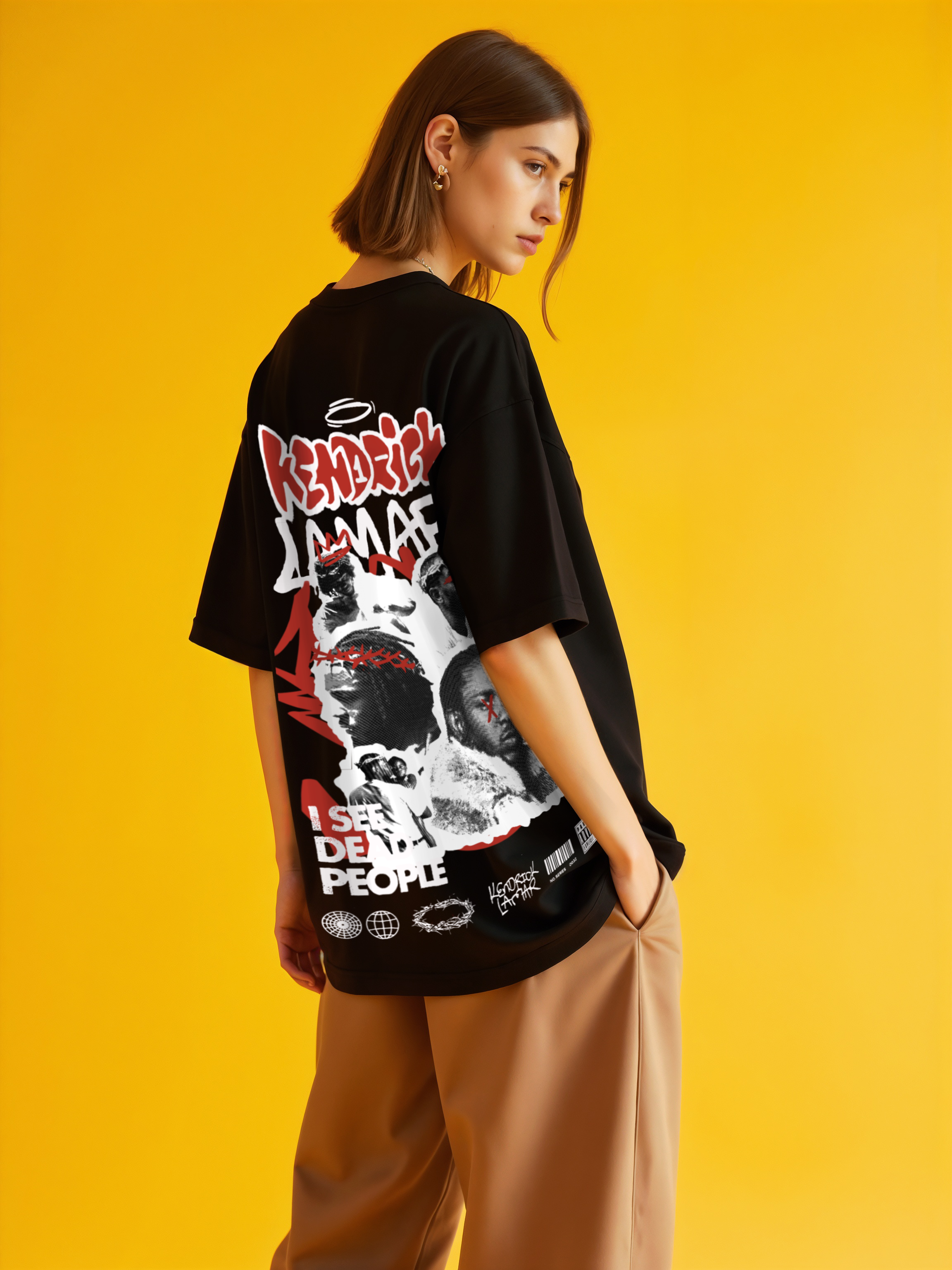 Not Like Us / Kendrick Lamar Oversized T-shirt