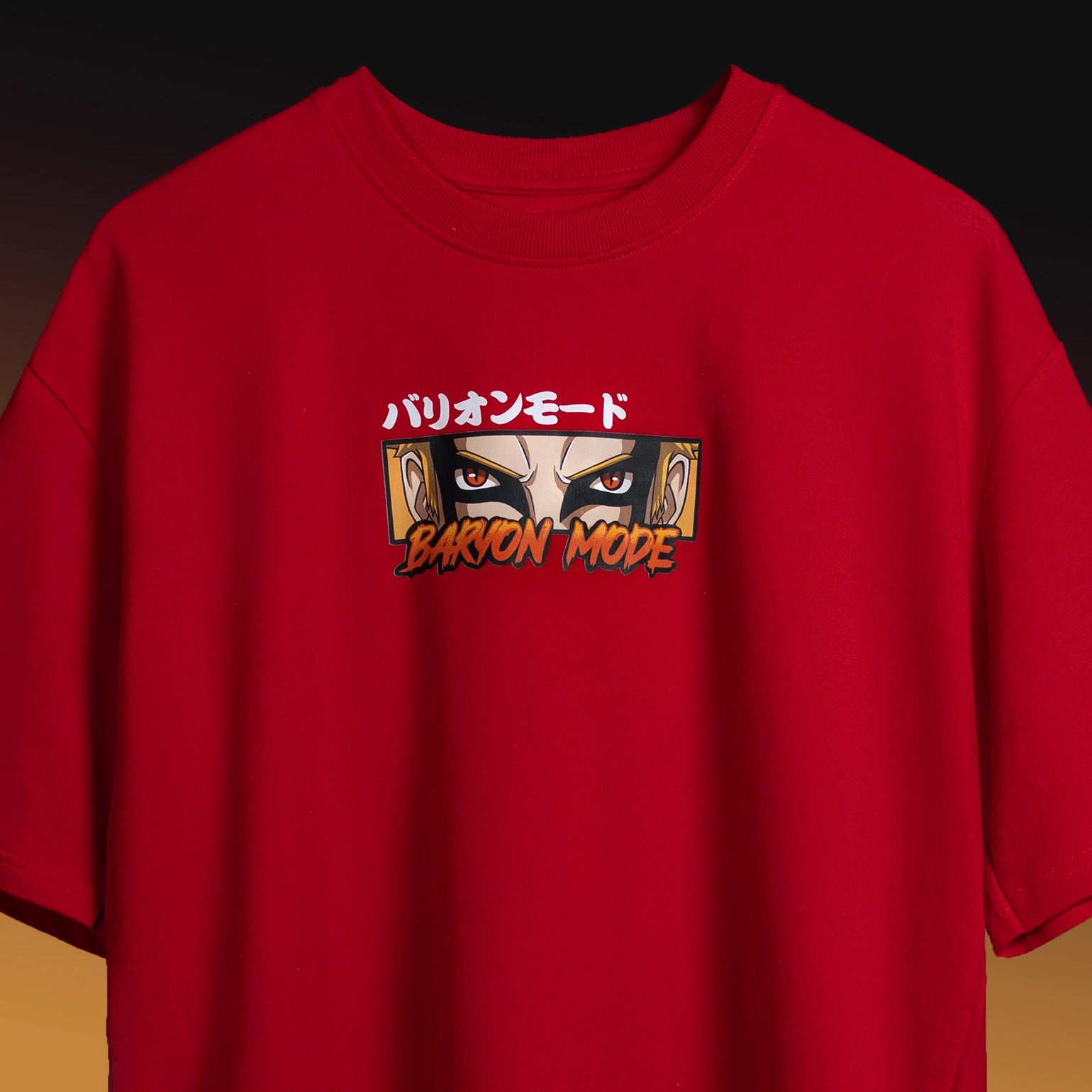 Baryon Mode / Naruto Oversized T-shirt - SleekandPeek