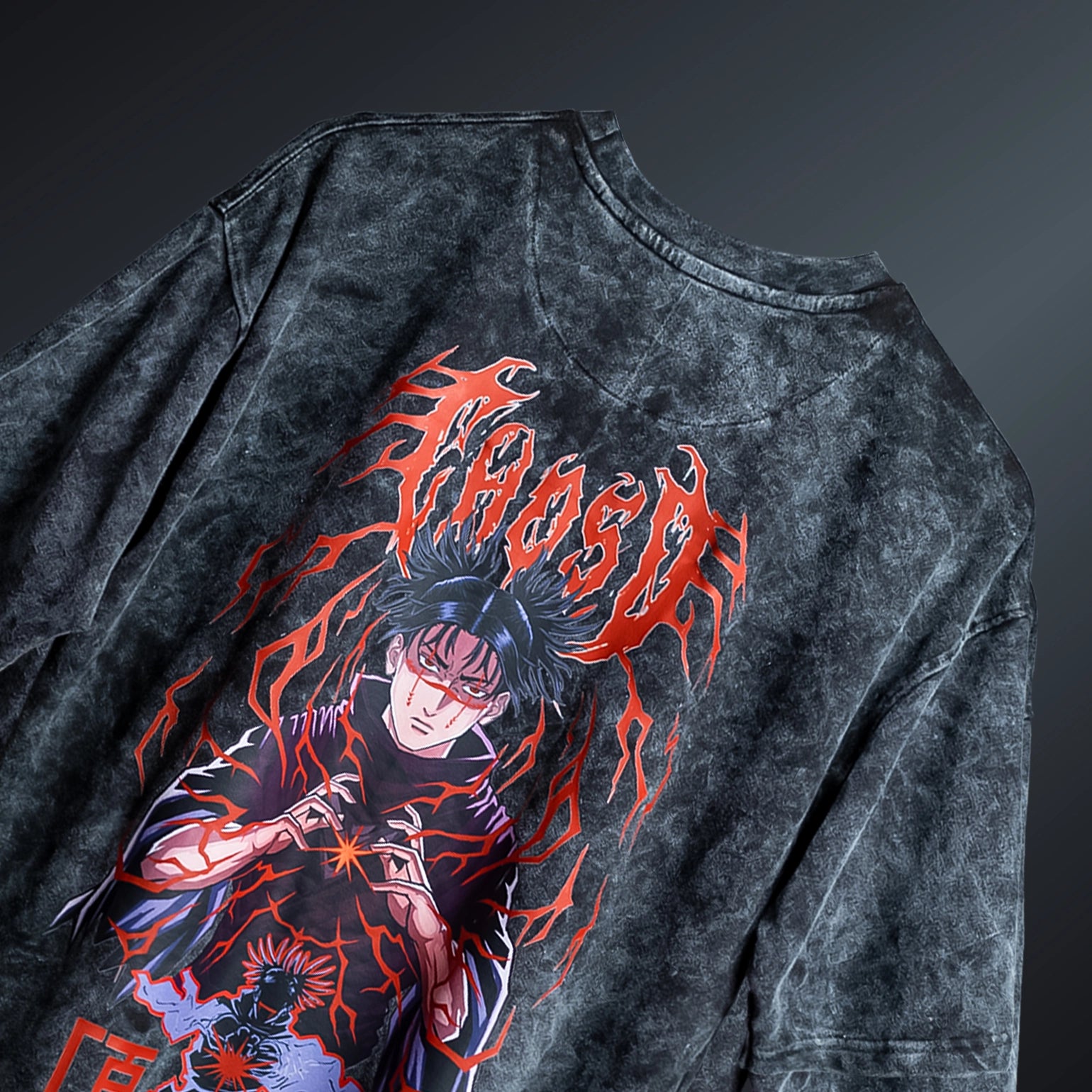 Choso - Jujutsu Kaisen / Acid Wash Oversized T-shirt