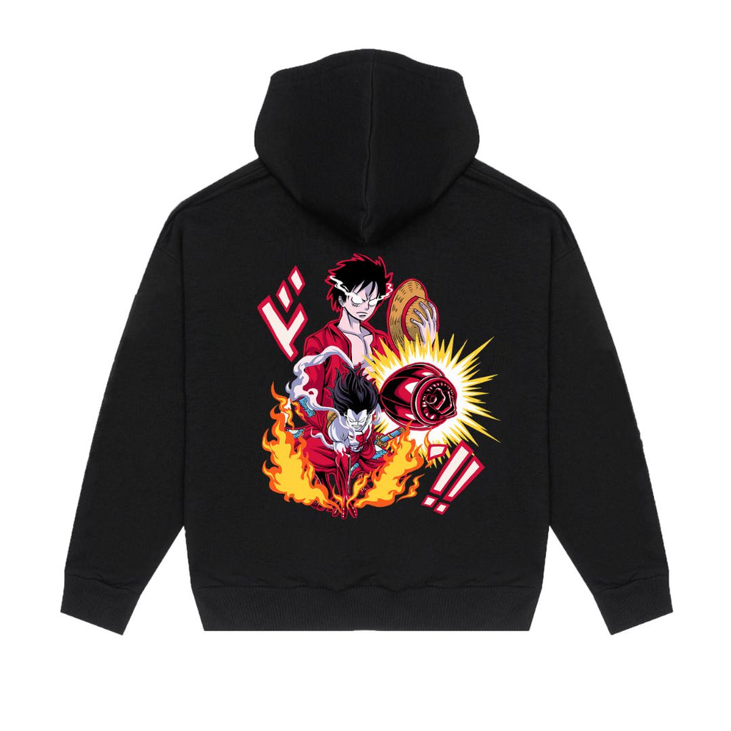 One Piece Luffy: Pirate King Hoodie - SleekandPeek