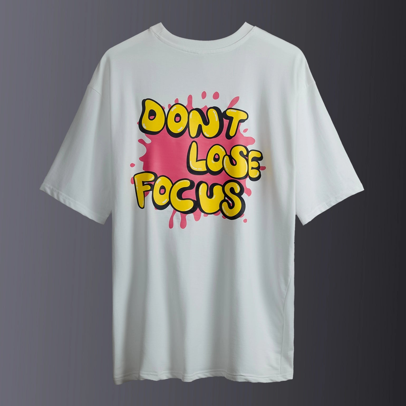 Don't Loose Focus / Oversized T-shirt - SleekandPeek