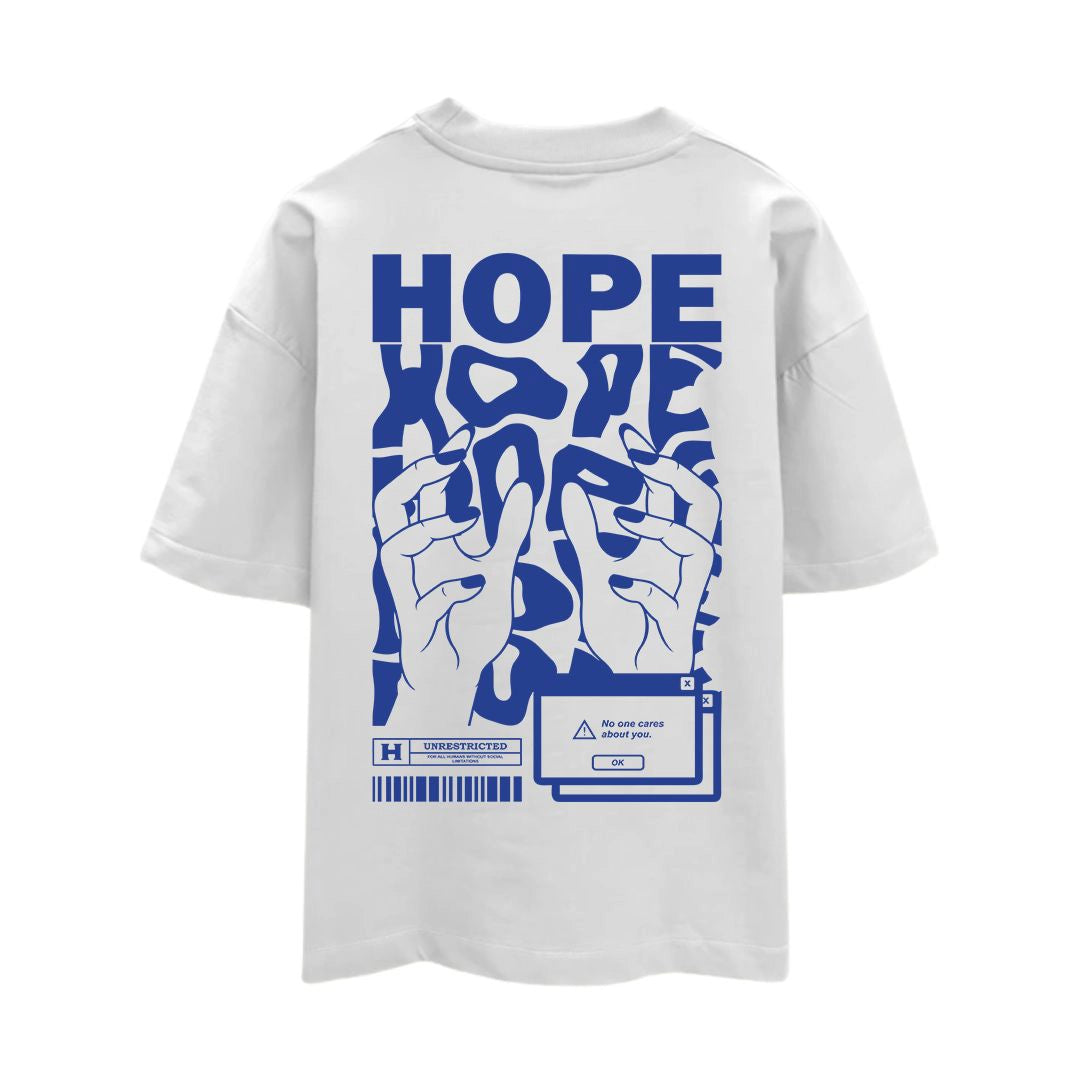 "HOPE" Unisex Oversized T-shirt - sleekandpeek