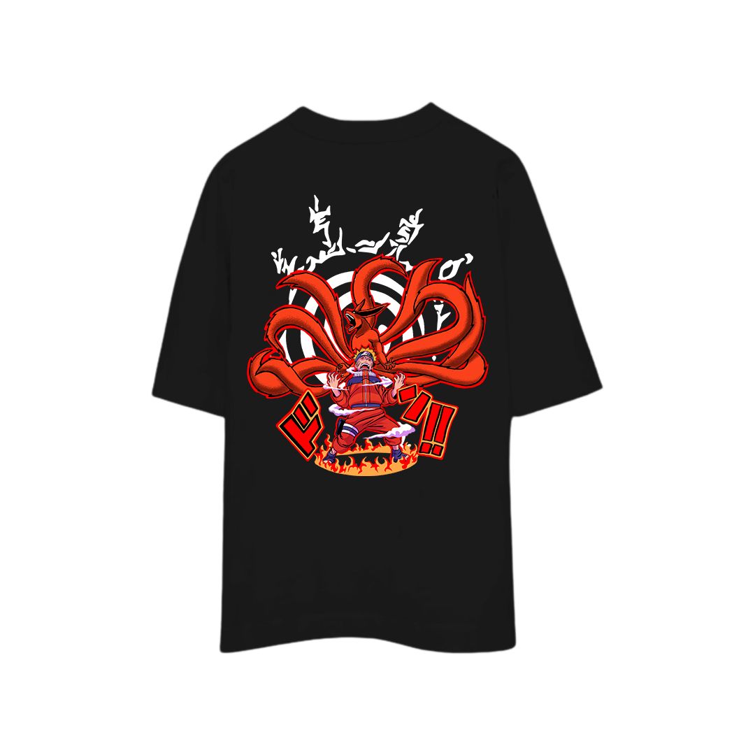 The Nine-Tailed Beast / Kurama Oversized T-shirt - Sleekandpeek