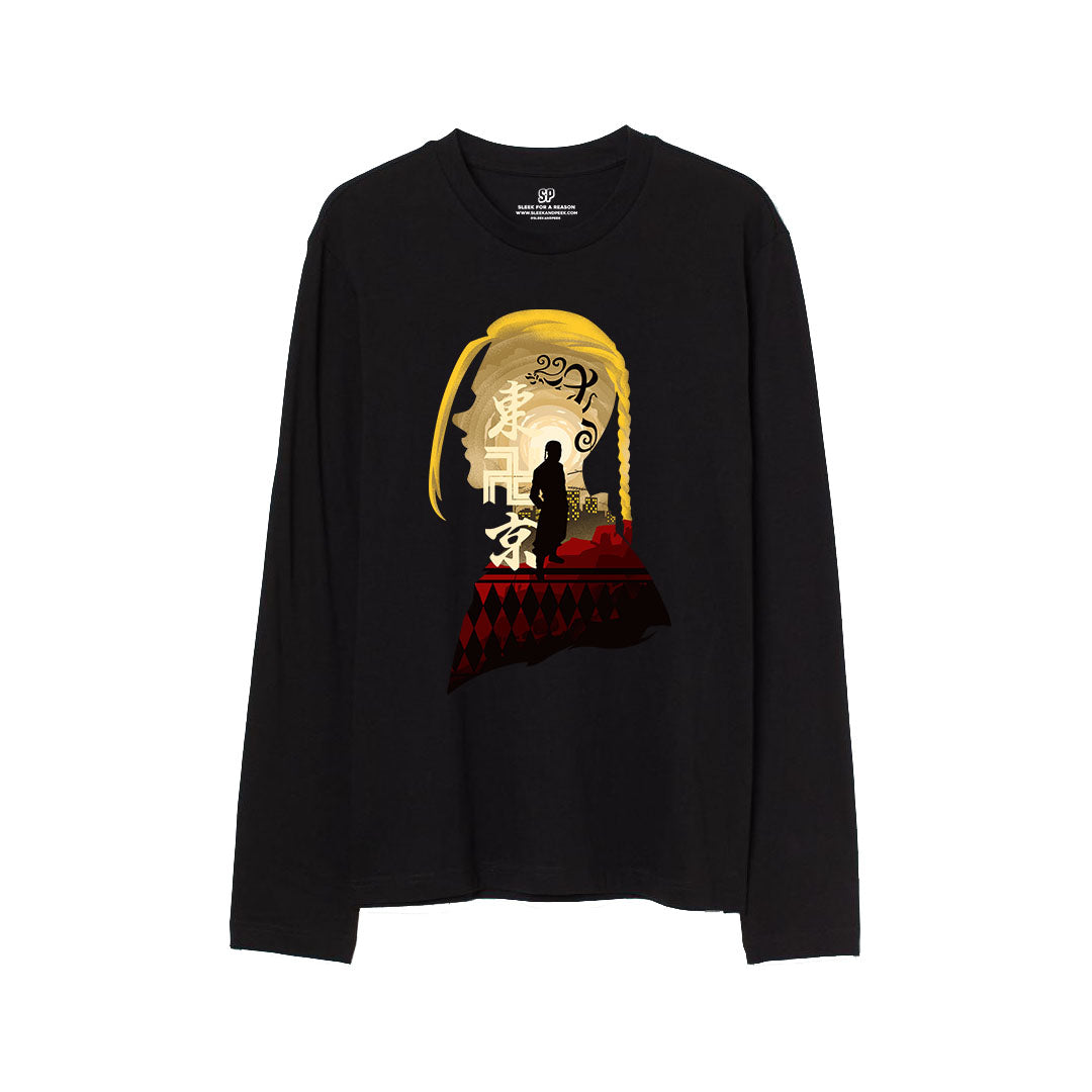 Draken Tokyo Revengers Full Sleeve T-shirt - SleekandPeek