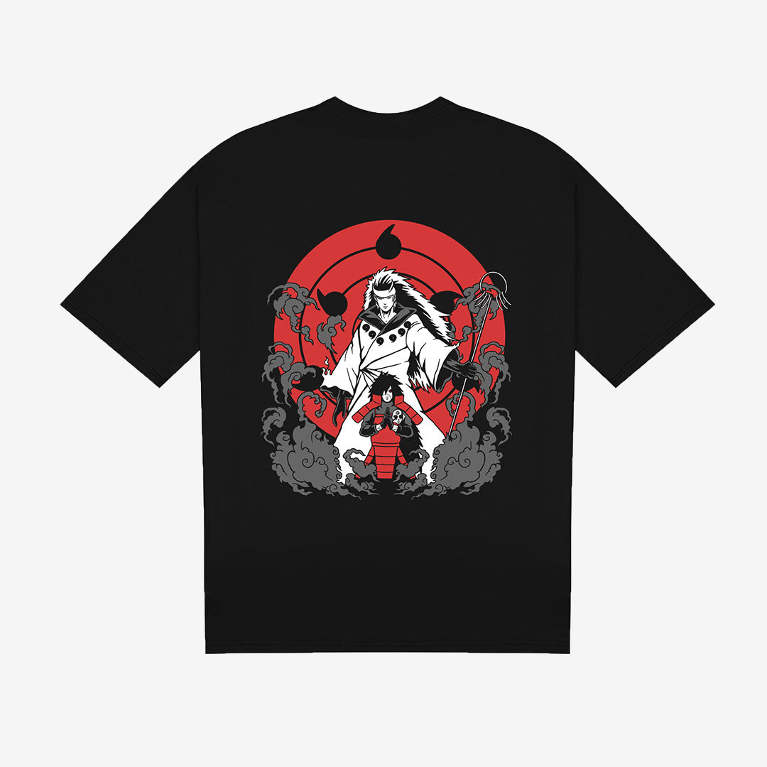 Wake Up To Reality Uchiha Madara Oversized T shirt SleekandPeek